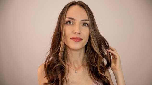 cabelo castanho com mechas