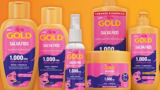 Produtos da nova linha de Niely Gold