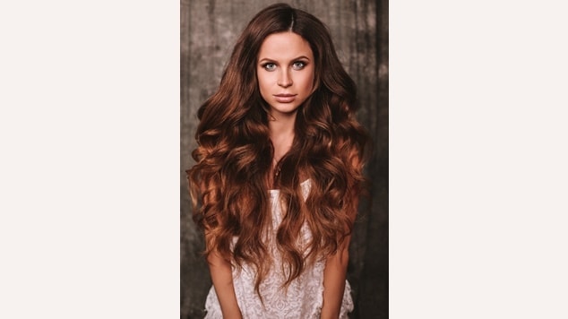 Luzes no cabelo: Tons de ruivo acobreado