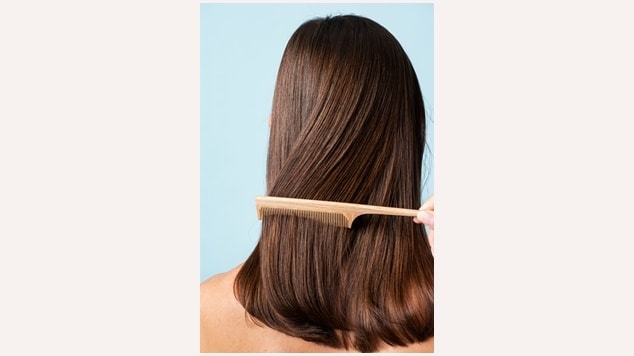 Cabelo castanhos médio