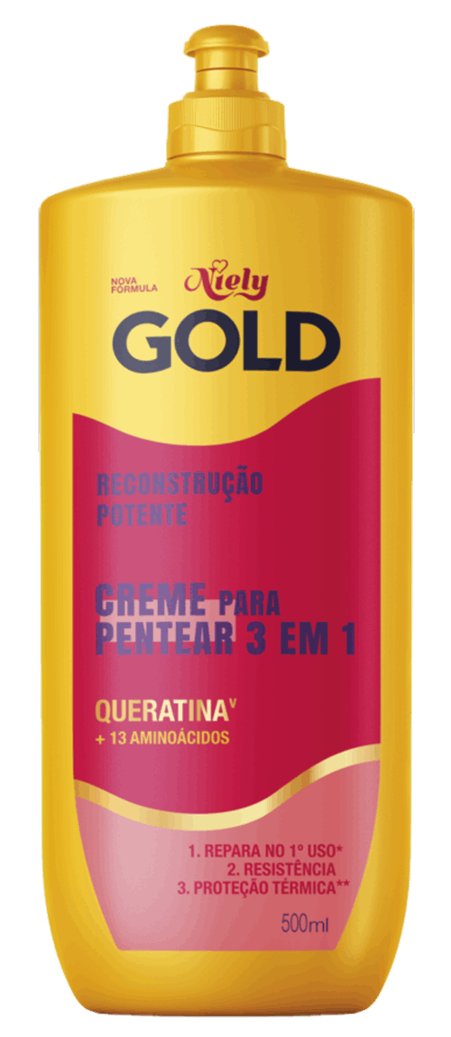 Creme para Pentear 500ml | Reconstrução Potente | Fique Diva