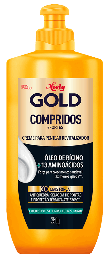 Imagem Packshot Creme de Tratamento Niely Gold Pós-Química Poderoso  | Fique Diva