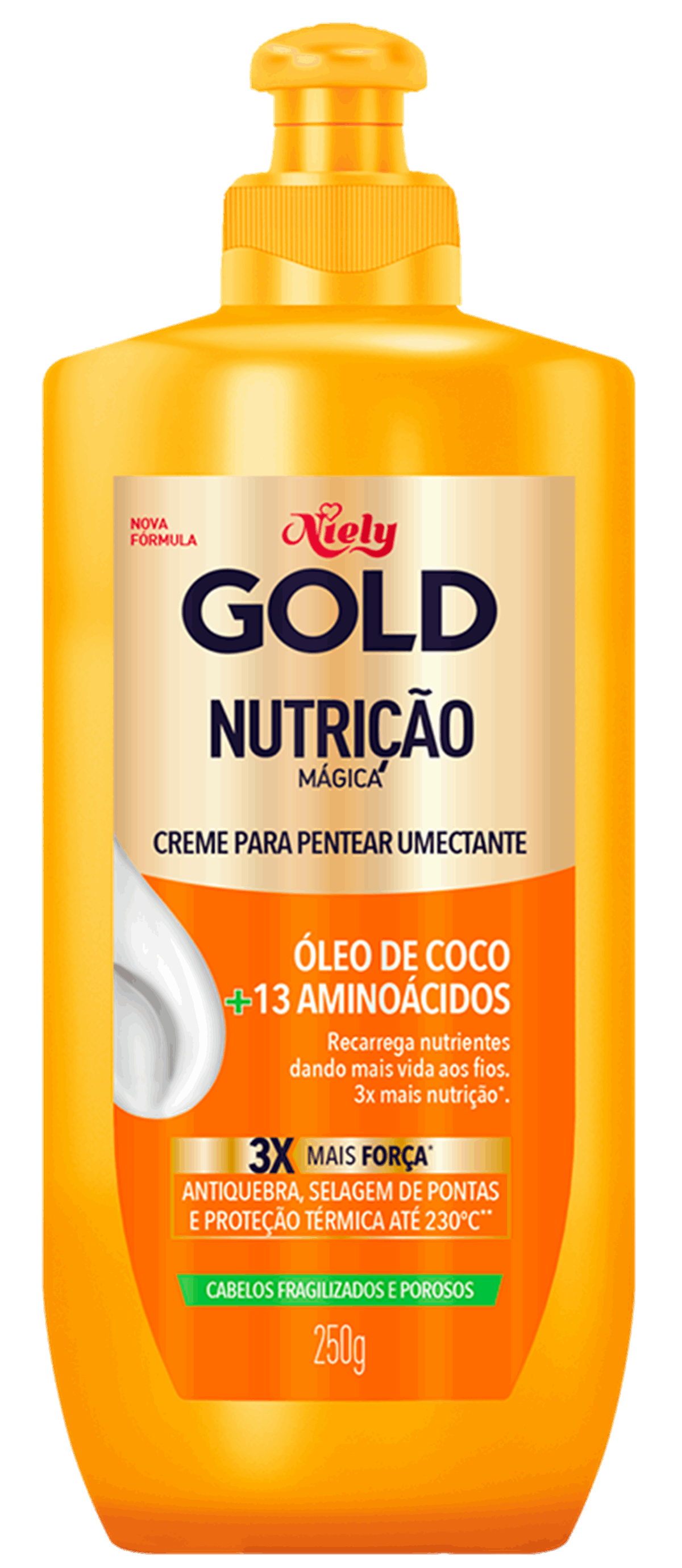 Niely Gold nutrição mágica: creme 250ml | Fique Diva