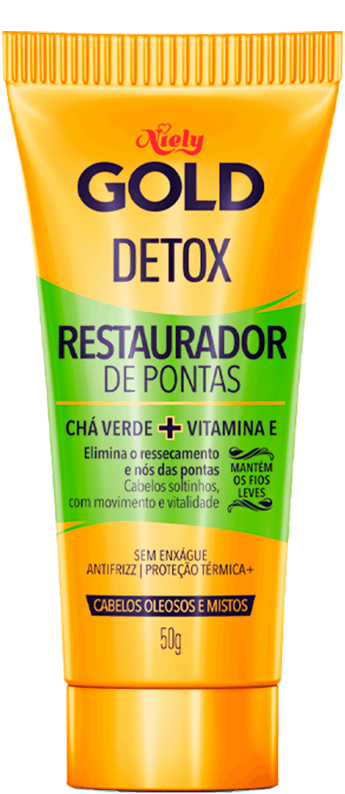 Restaurador de Pontas Niely Gold Detox 50g | Fique diva