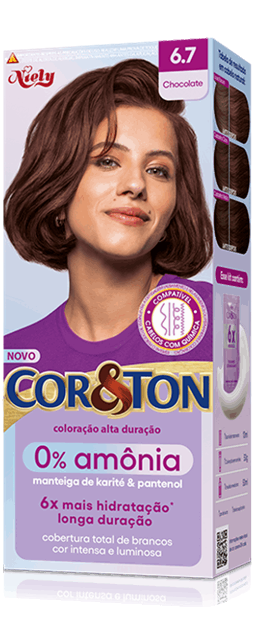 Cor&Ton Zero Amônia: coloração iluminada e suave
