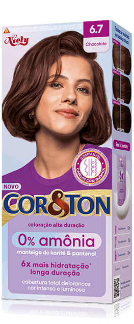 Imagem Cor&Ton Chocolate 6.7 0% Amônia | Packshot | Fique Diva