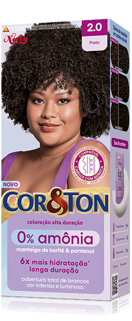 Imagem Cor&Ton Preto 2.0 0% Amônia | Packshot | Fique Diva