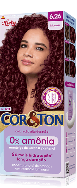 Imagem Cor&Ton Marsala 6.26 0% Amônia | Packshot | Fique Diva