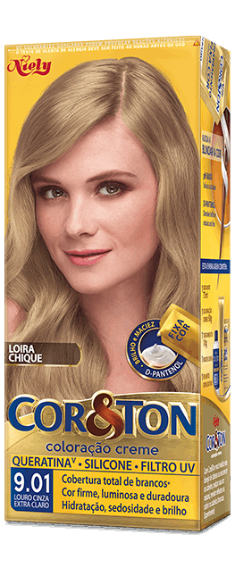 Imagem packshot Cor&Ton | Louco Cinza Extra Claro 9.01 | Fique Diva