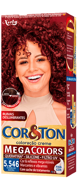 Imagem Packshot Cor&Ton Vermelho Amora 5.546 | Fique Diva