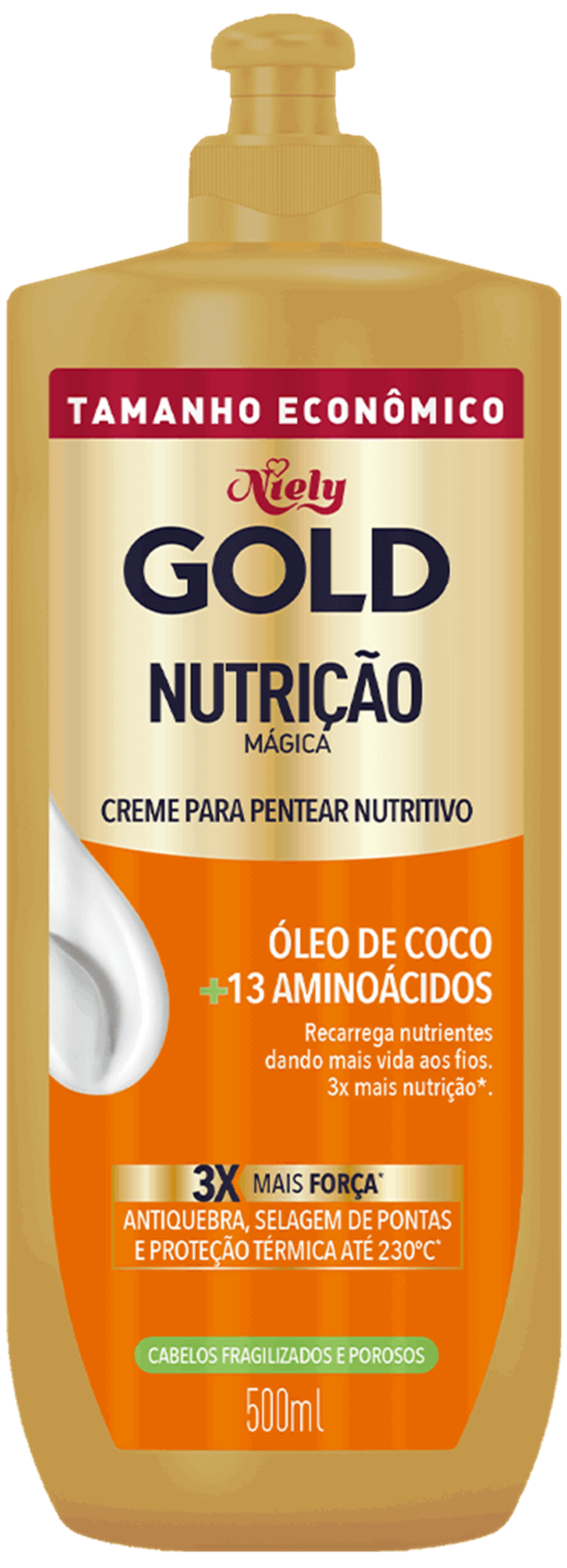 Creme para Pentear 500ml | Nutrição Mágica | Fique Diva