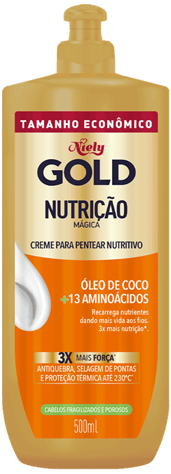 Creme para Pentear Niely Gold Nutrição Mágica 500ml