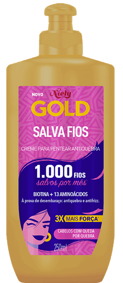 Imagem Creme Para Pentear Salva Fios 250ml | Packshot | Niely