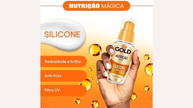 Silicone Nutrição Mágica para um cabelo mais sedoso e brilhoso