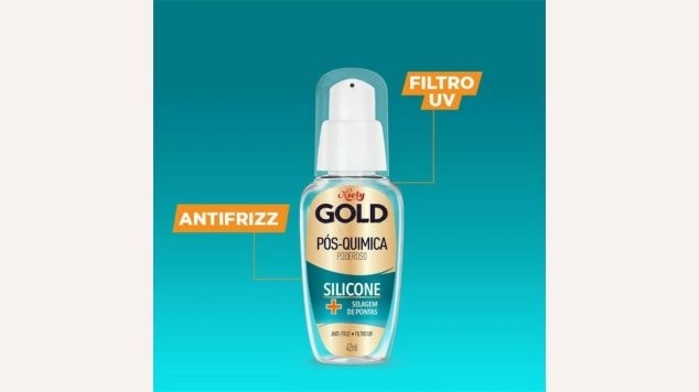 Silicone da linha Niely Gold Pós-Química Poderoso.